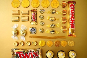 Delicious Confectionery Beautifully Organized By Color