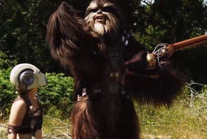 Epic STAR WARS Wookie Cosplay!