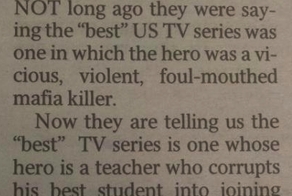 'Breaking Bad' Letter To The Editor