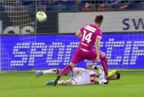 A Soccer Goalie Got His Face Removed By An Opposing Player's Cleats