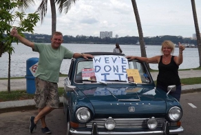 17,000 miles in classic Triumph bought for £500 on eBay