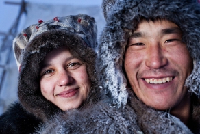Photos of nomadic tribe of reindeer herders