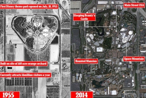 Disneyland: now and then