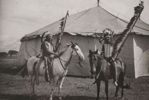 Archive photos from Buffalo Bill`s show