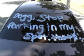 Funny windshield notes