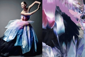 Fashion Photos Matched Perfectly with Artistic Images