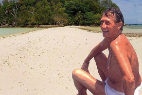 Brendon Grimshaw purchased the island for just £8,000