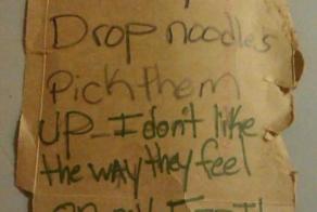 Angry Roommate Notes