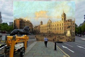 18-19th-century London paintings meet Google Street View – in pictures