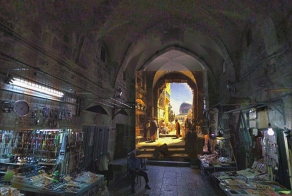 Classic paintings of world cities meet Google Street View – in picture