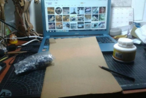 Bearded Dragon Paper Art