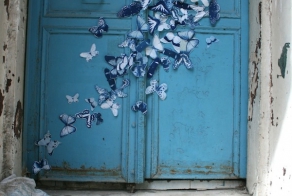 Street Art Project Spreads 4,000 Blue Butterflies Throughout the World
