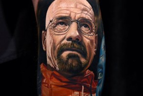 Hyperrealistic Tattoo Portraits of Pop Culture Characters