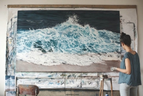 Photorealistic Pastel Drawings of the Maldives