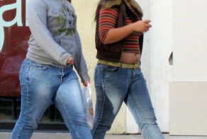 Ladies Hanging Right Out Of Their Clothes