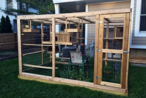 This Homemade Outdoor Cat House Is Every Feline's Dream