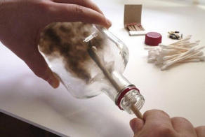 Looks Like A Guy Cleaning A Bottle, Right? So Wrong