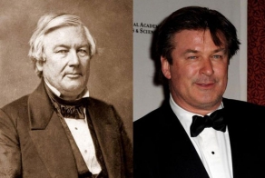 Celebrities and their historical doppelgängers