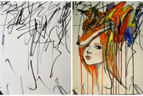 This Mom Collaborates With Her Daughter To Make Amazing Art