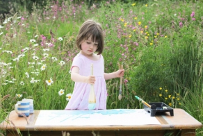 5-Year-Old Girl With Autism Expresses Herself Through Paintings