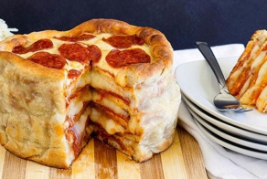 This Simple Recipe For Pepperoni Pizza Cake