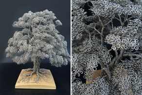 Single Wire Tree Sculptures