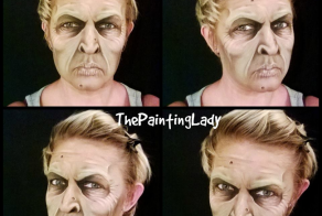 This Woman Can Paint Masterpieces. And She Uses Her Face As Her Canvas