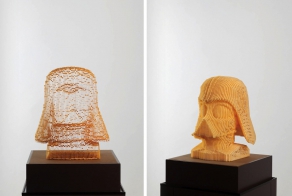 Layered Paper Sculptures Look Invisible From Certain Angles