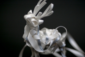 Skilled Artist Creates Amazing Animal Sculptures Made Out Of Ribbon