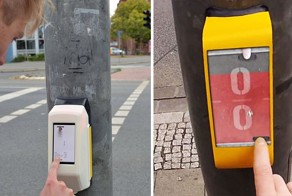Crosswalk That Lets You Play Pong
