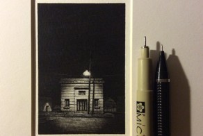 Intricately-Detailed Landscape Drawings are Smaller Than a Pencil