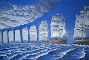25 Mind-Twisting Optical Illusion Paintings By Rob Gonsalves