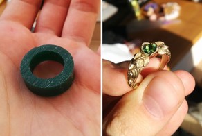 Handmade engagement ring