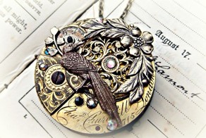 Mother And Daughter Turn Used Antique Pocketwatch Parts Into Jewelry