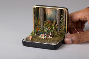 Vintage Ring Boxes Turned Into Detailed Historical Dioramas By Talwst
