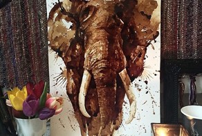 Coffee paintings
