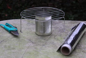 He Turned A Tin Can And Some Aluminum Foil Into The Perfect Springtime