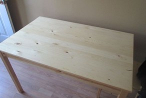 The Transformation of An Old Kitchen Table Into A Monopoly Board