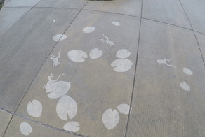 Artist Creates Street Art To Make People Smile On A Rainy Day