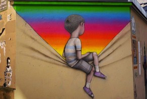 Seth Globepainter's Murals of Children Immersed in Colorful Galaxies