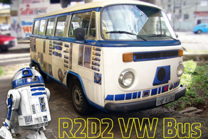 DIY ‘Star Wars’ Vehicle Wrap Turns Old VW Camper Into R2-D2