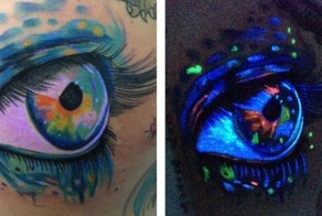Black Light Tattoos That Will Make Your Heart Glow