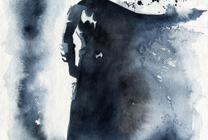I Watercolor Superheroes With Big Splashes