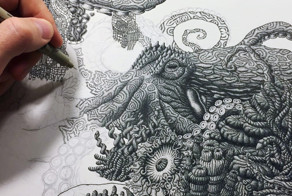 Millions Of Dots Form Drawings To Raise Environmental Awareness