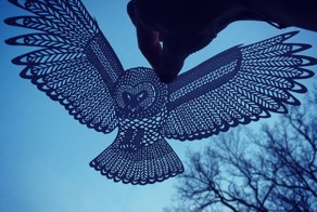 I Handcut Paper Animals And Use The Sky To Bring Them To Life