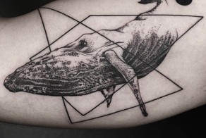 Geometric Tattoos By Turkish Artist Okan Uçkun