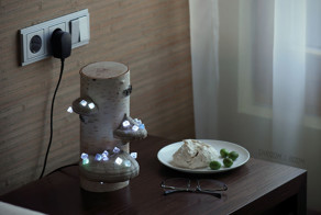 We Create Night Lamps Out Of Hand-Picked Crystals, Fallen Timber And Tree Mushrooms