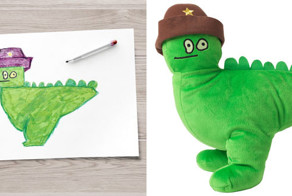 IKEA Turned Children’s Drawings Into Real Plush Toys To Raise Money For Charity