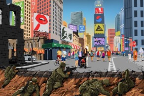 War And Peace: New Powerful Illustrations By Gunduz Aghayev