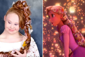 You Have To See This Model With Down Syndrome Become 6 Disney Princesses